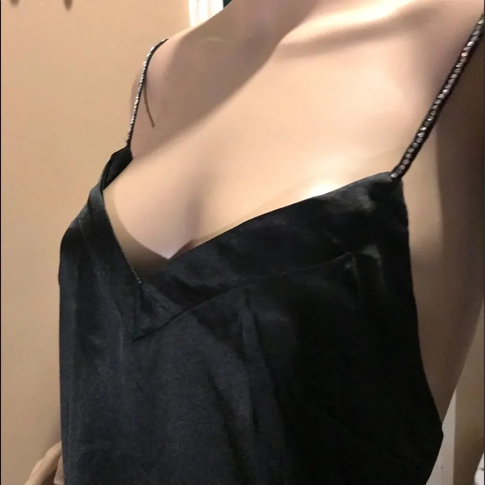 NWT $60 free people Intimately Anthracite Chemise/Mini - Picture 6 of 16